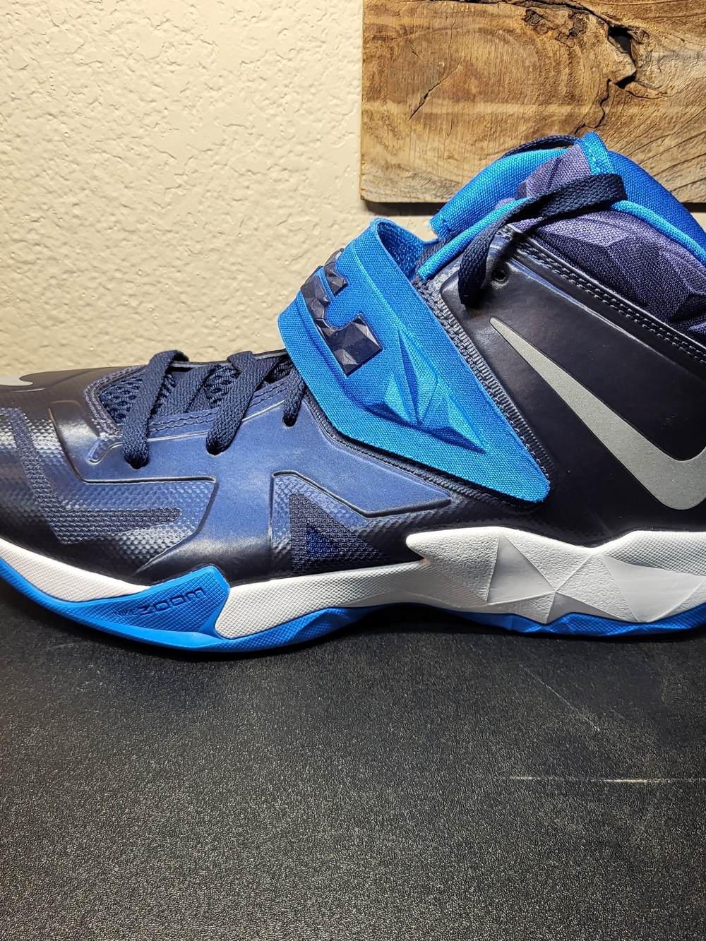 *NEW* NIKE Zoom LeBron Soldier VII 7 Navy Blue Shoe Sneakers Size Men's 10.5